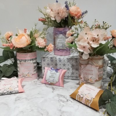 Fioriera e portaconfetti